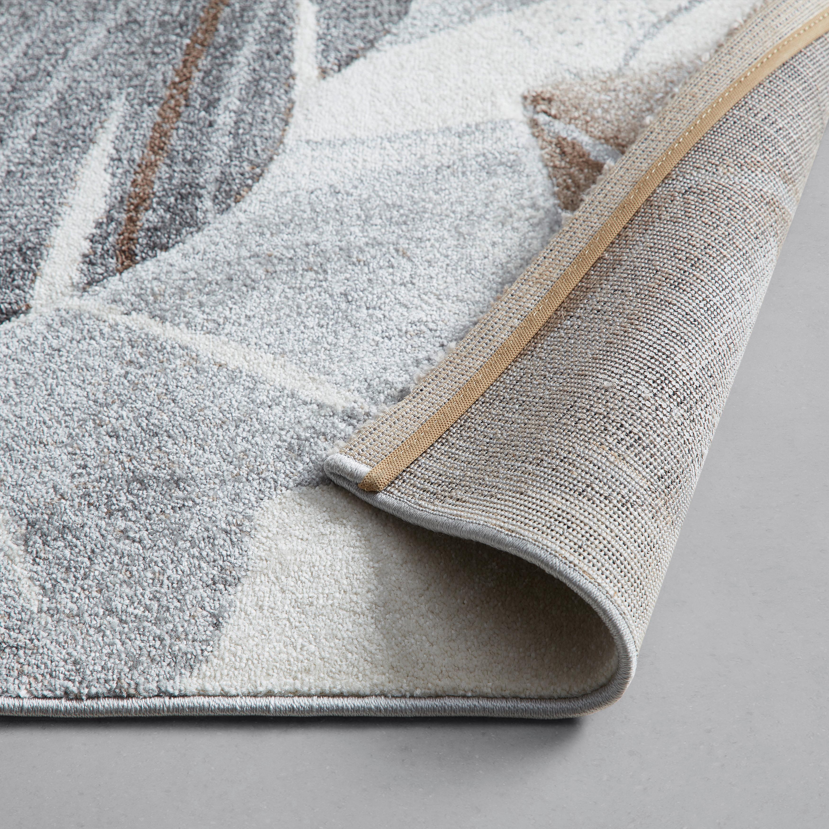 VÄVD MATTA FLORA 1 - cremefärgad, Modern, textil (80/150cm) - Mömax