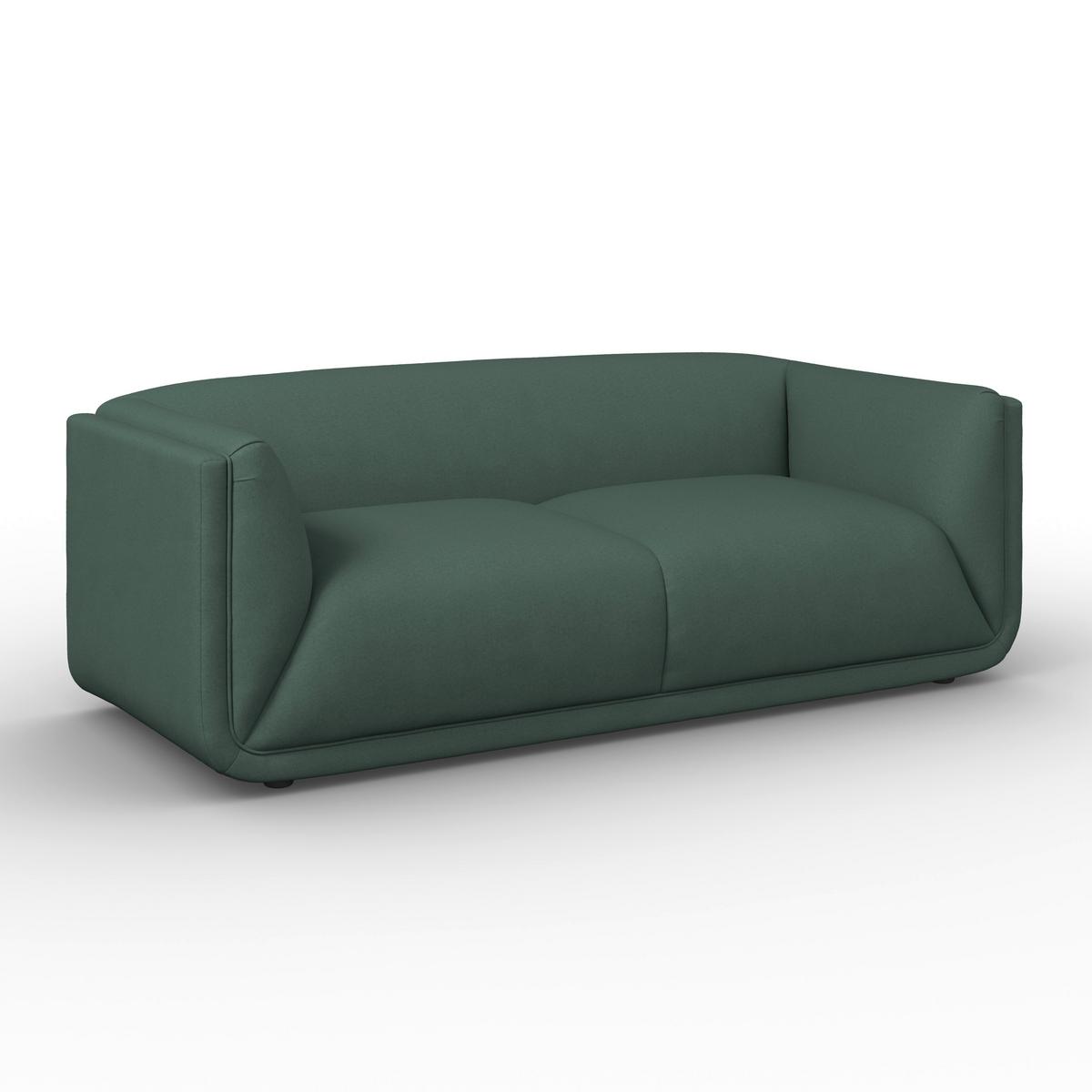 Zofa Hevi, Zelena - črna/zelena, Moderno, umetna masa/tekstil (197/73/86cm) - Bessagi Home