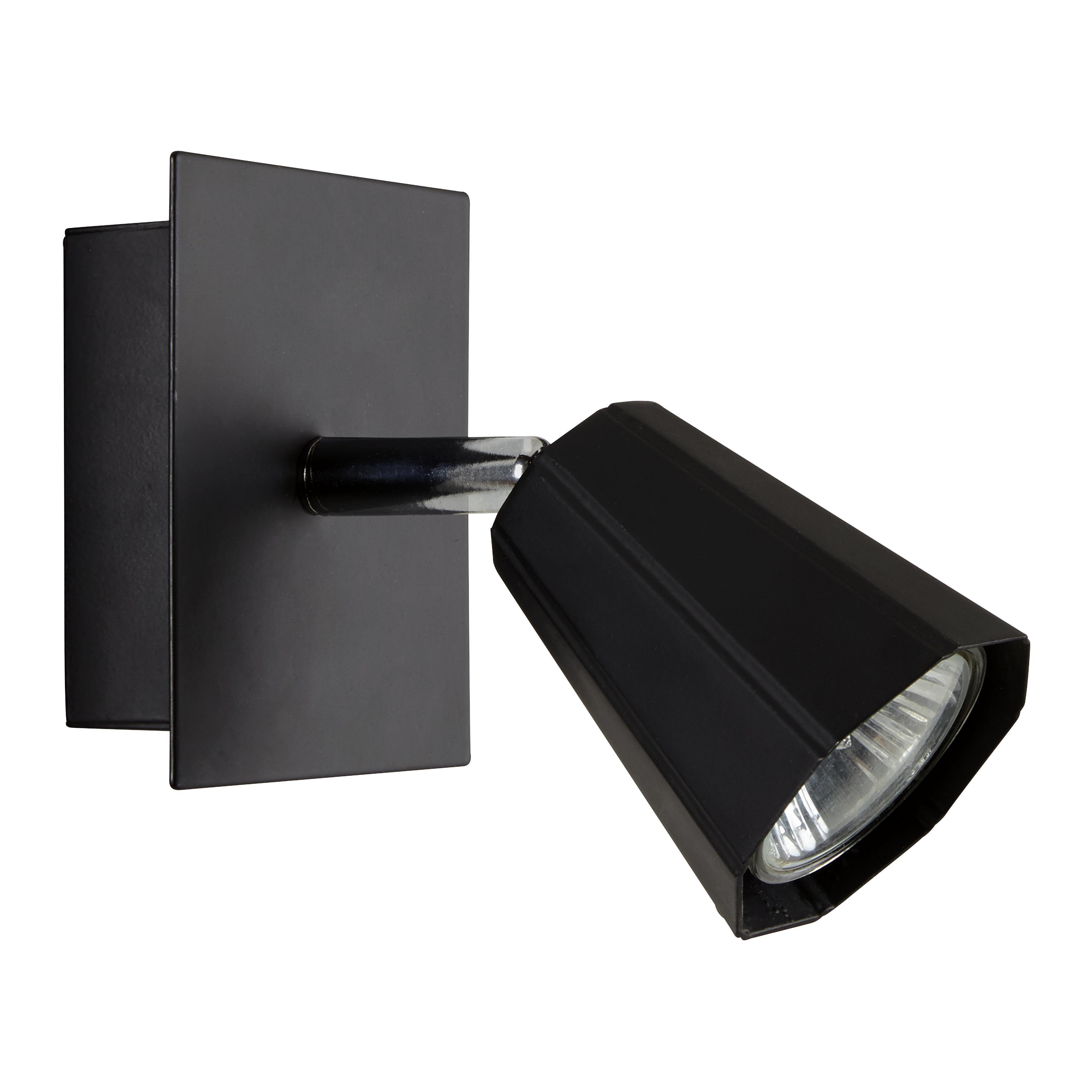 LED-Strahler max. 3 Watt 'Ingo' - Schwarz, MODERN, Metall (10/10/12cm) - Bessagi Home