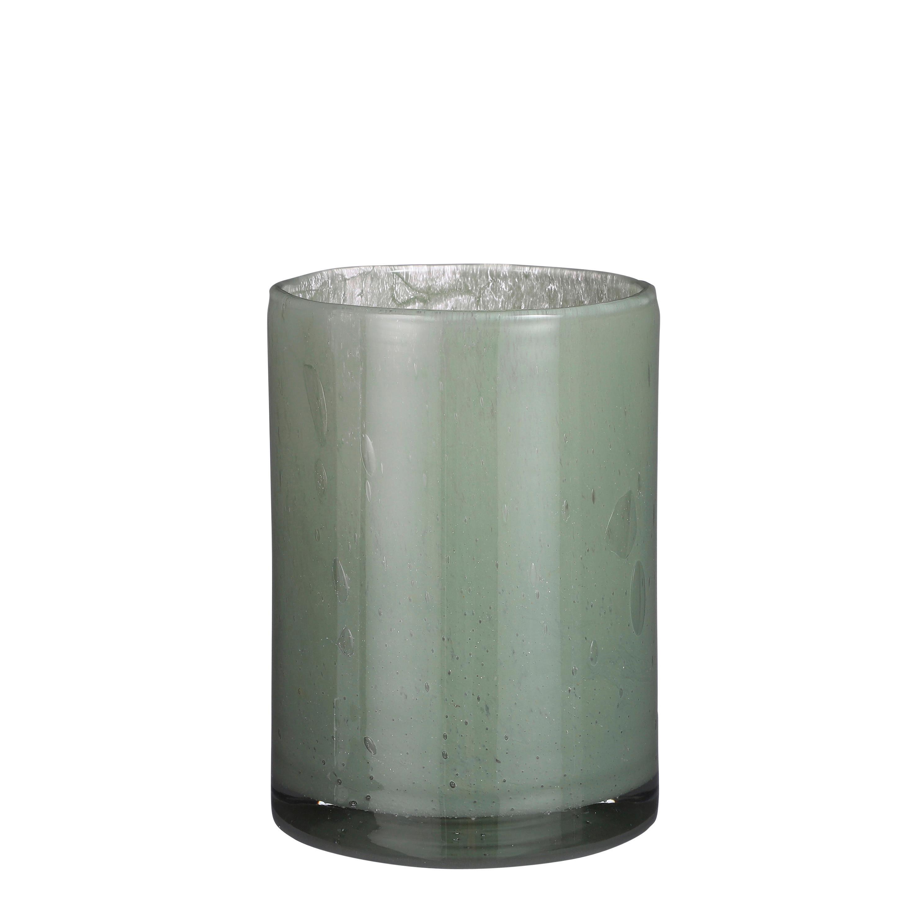 Dekorativna Vaza Estelle -Paz- - zelena, Basics, steklo (17/23cm) - Modern Living