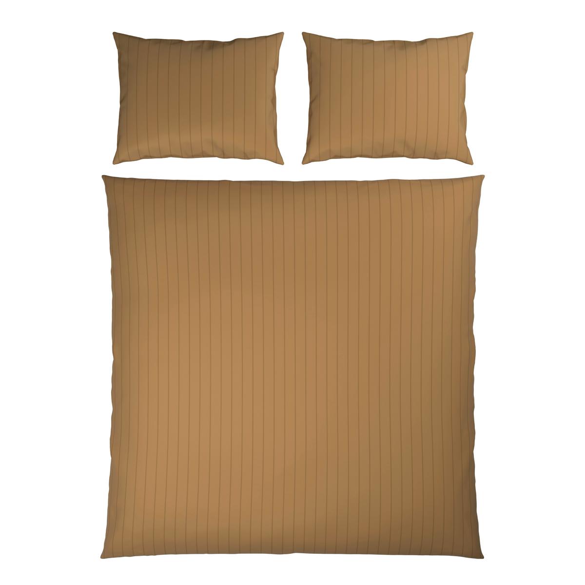 Bettwäsche Dobby Streif XXL Goldfarben ca. 200x220cm - Goldfarben, Textil (200/220cm) - Mömax