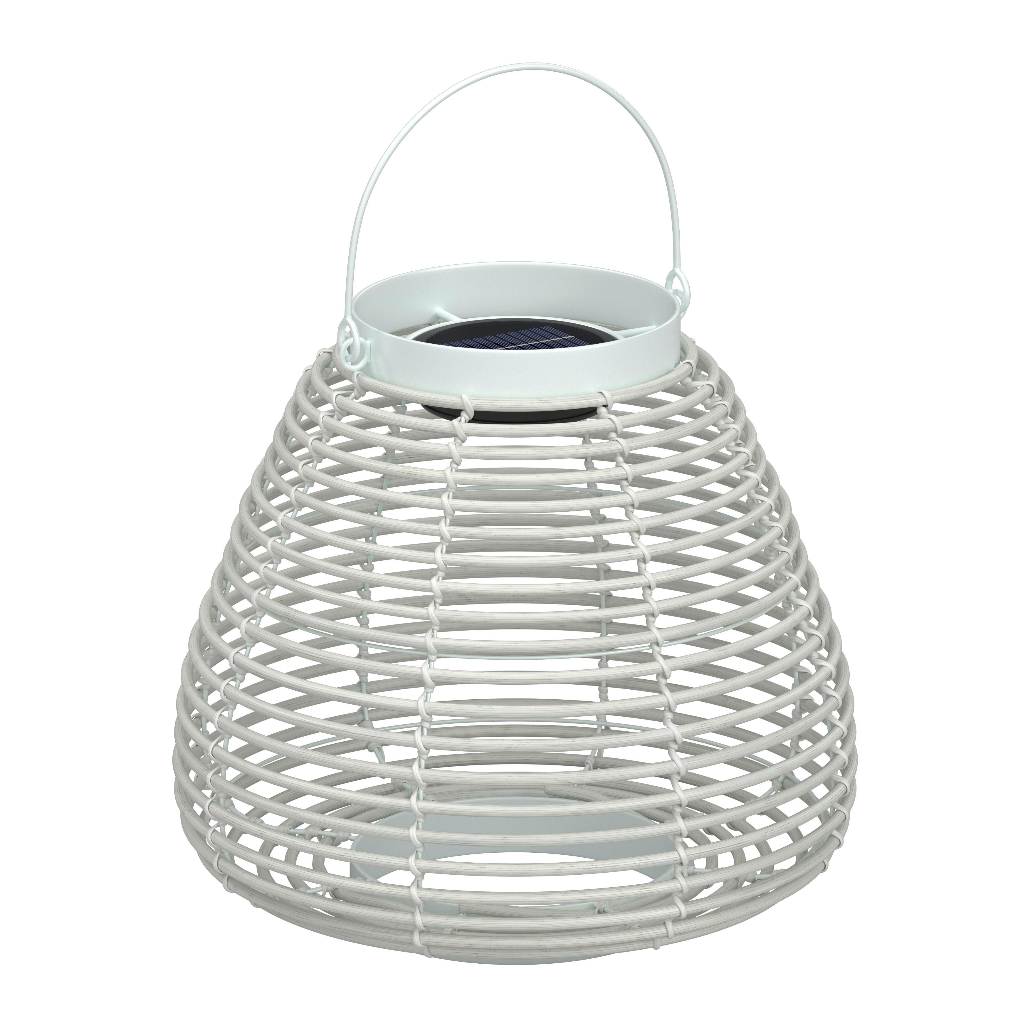 UTOMHUSLAMPA ANINA - vit, Modern, metall/plast (31/29/31cm) - Bessagi Garden