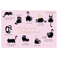 Postkarte Edelschwarz Multicolor - Basics, Papier (17,5/12cm)