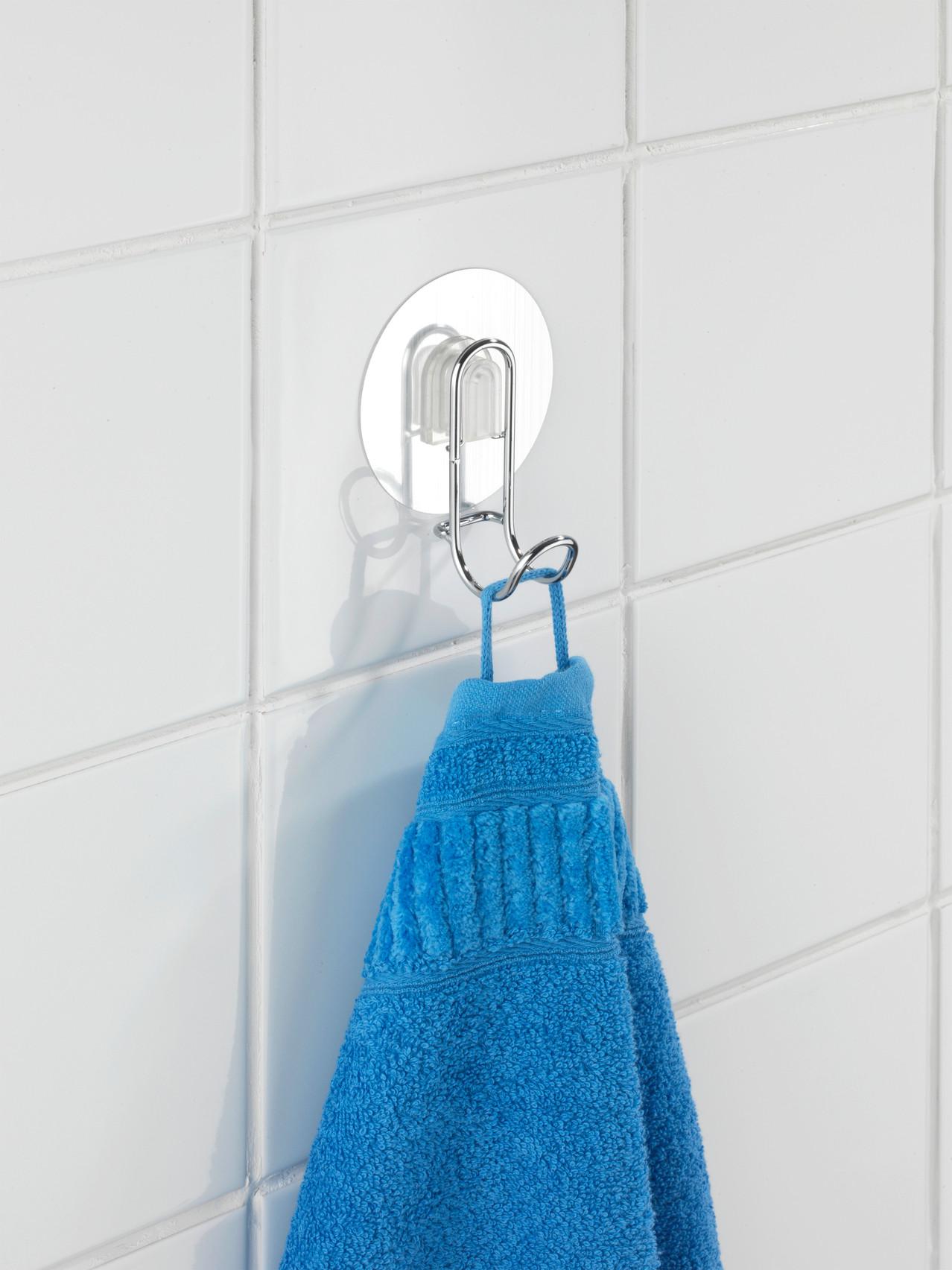Wandhaken Chromfarben - Chromfarben, MODERN, Metall (8/10/4,5cm) - Mömax