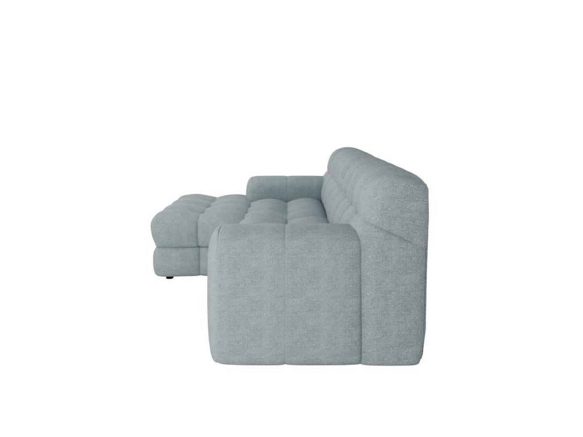 Kutna Garnitura Karl - plavkastosiva/crna, Moderno, tekstil/plastika (169/287cm) - Modern Living