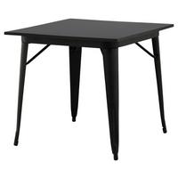 ESSTISCH TEMPE - Schwarz, Design, Holz/Holzwerkstoff (80/80/75cm) - Livetastic