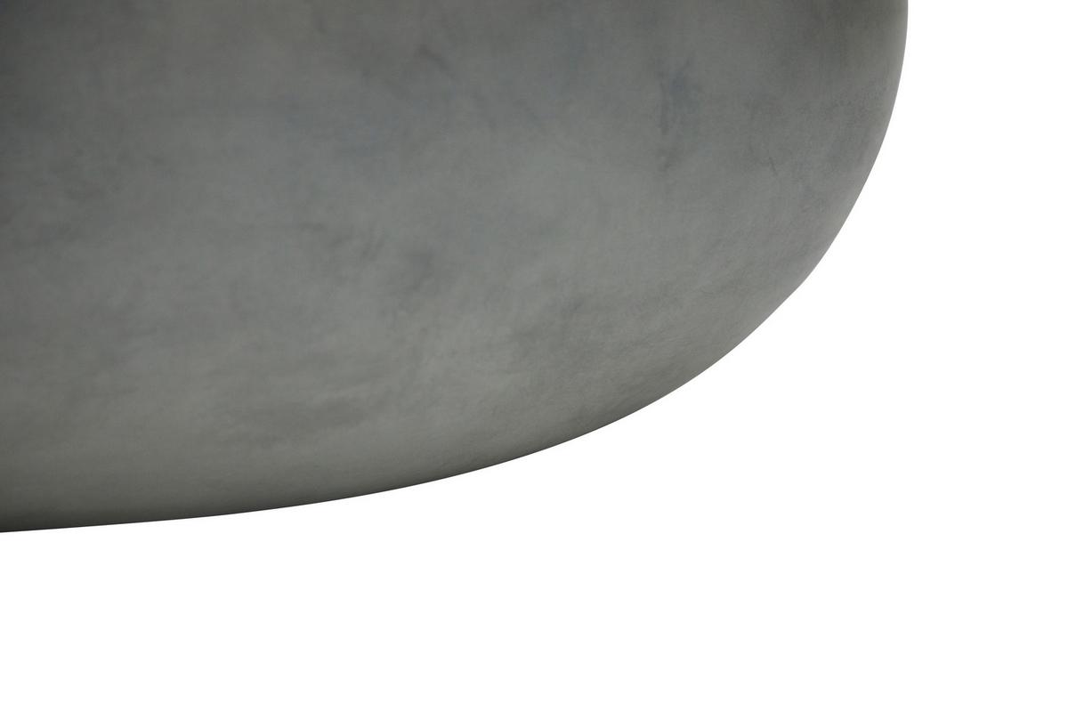 Loungetisch Hawaii Grau - Grau, MODERN, Stein (121,3/91,4/35,6cm) - Gardenson