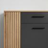 SKOSKÅP CADIX -EXKLUSIV- - svart/antracit, Modern, trämaterial/plast (69/110/36cm) - Mömax