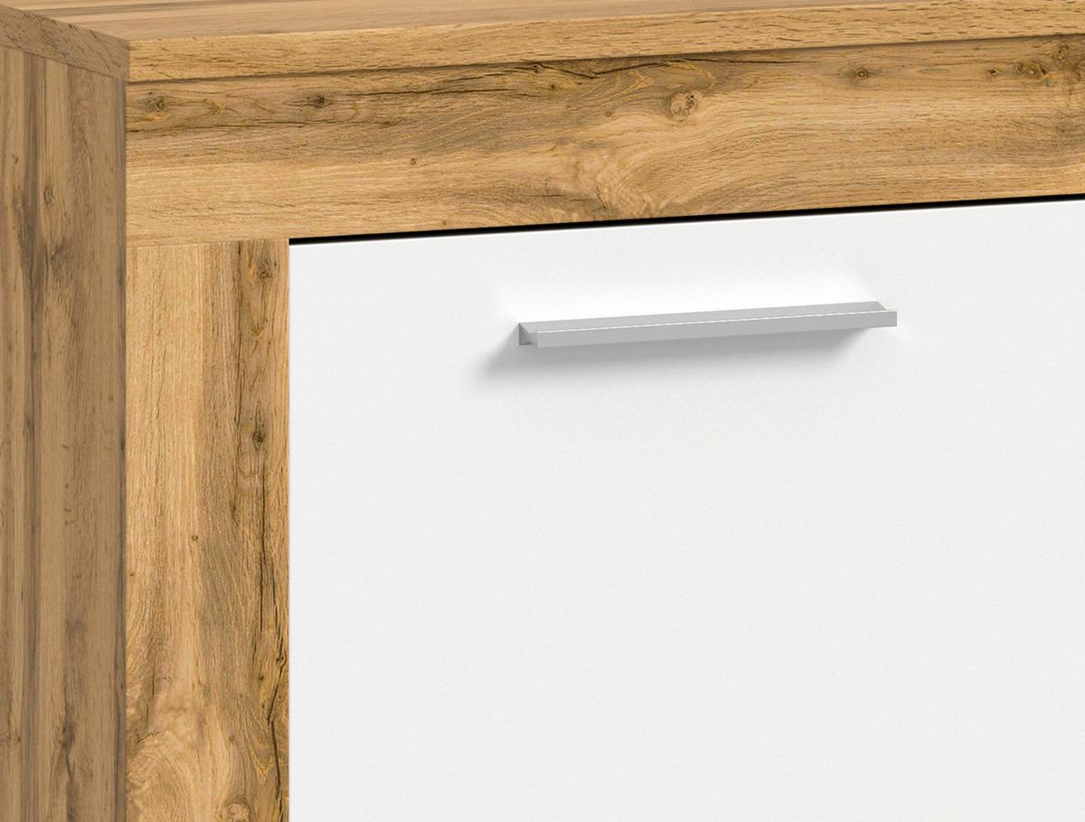 Comodă cu uși JAM - stejar Wotan, Design, material pe bază de lemn (125/80/35cm) - Modern Living