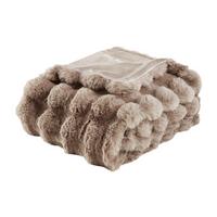 Cuvertură cca. 130/180 cm Bella - taupe, Modern, textil (130/180cm) - Premium Living