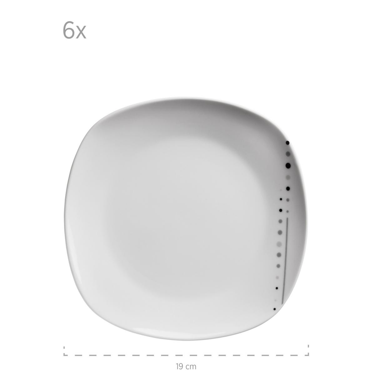 TAFELSERVICE FADILLA - Weiss, Basics, Keramik - Mäser