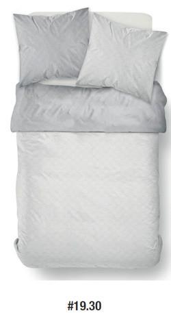 Ágyneműhuzat-garnitúra 3 Részes Grey - világosszürke, textil (140/200cm)