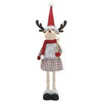 Patuljak Dekorativni Marla - siva/crvena, Konvencionalno, metal/tekstil (32/98/21cm) - Mömax