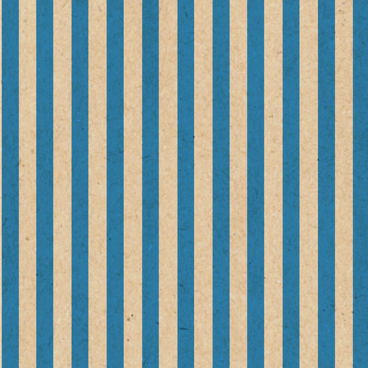 Serviette By Nature in Blau/Hellbraun - Blau/Hellbraun, MODERN, Papier (33/33cm)