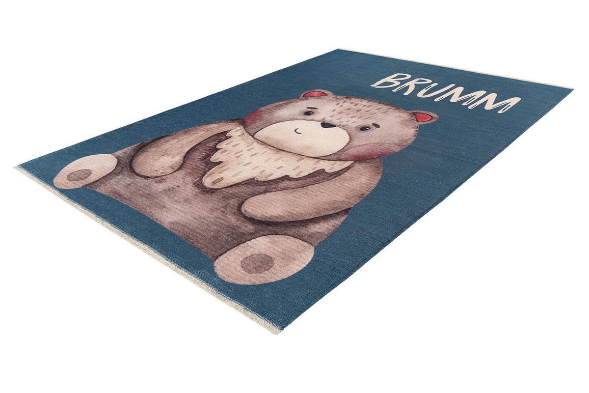 KINDERTEPPICH MY GRETA - Braun/Dunkelblau, Trend, Textil (115/170cm) - Ben'n'jen