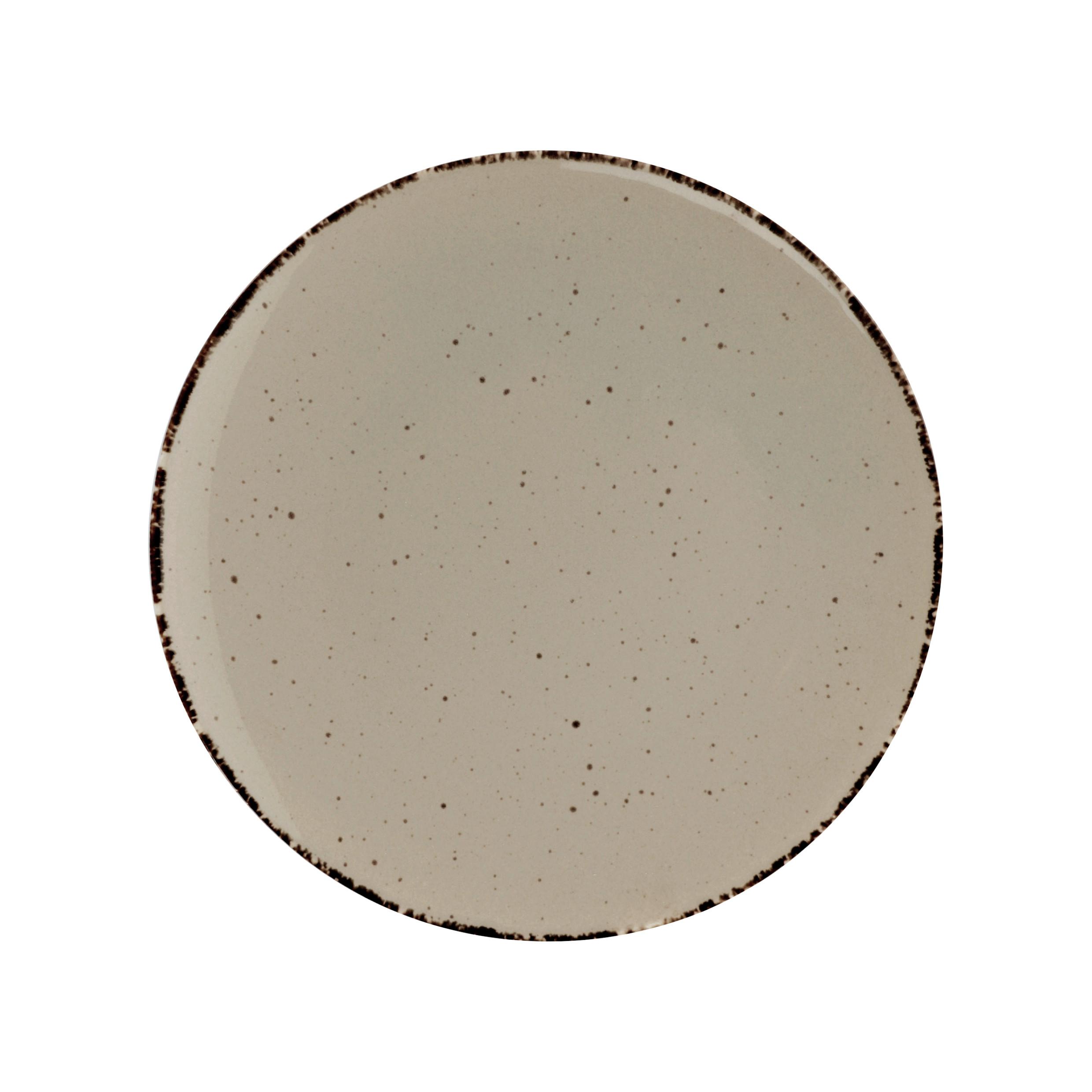 TALERZ OBIADOWY 14040 - taupe, Lifestyle, ceramika (28cm) - Landscape