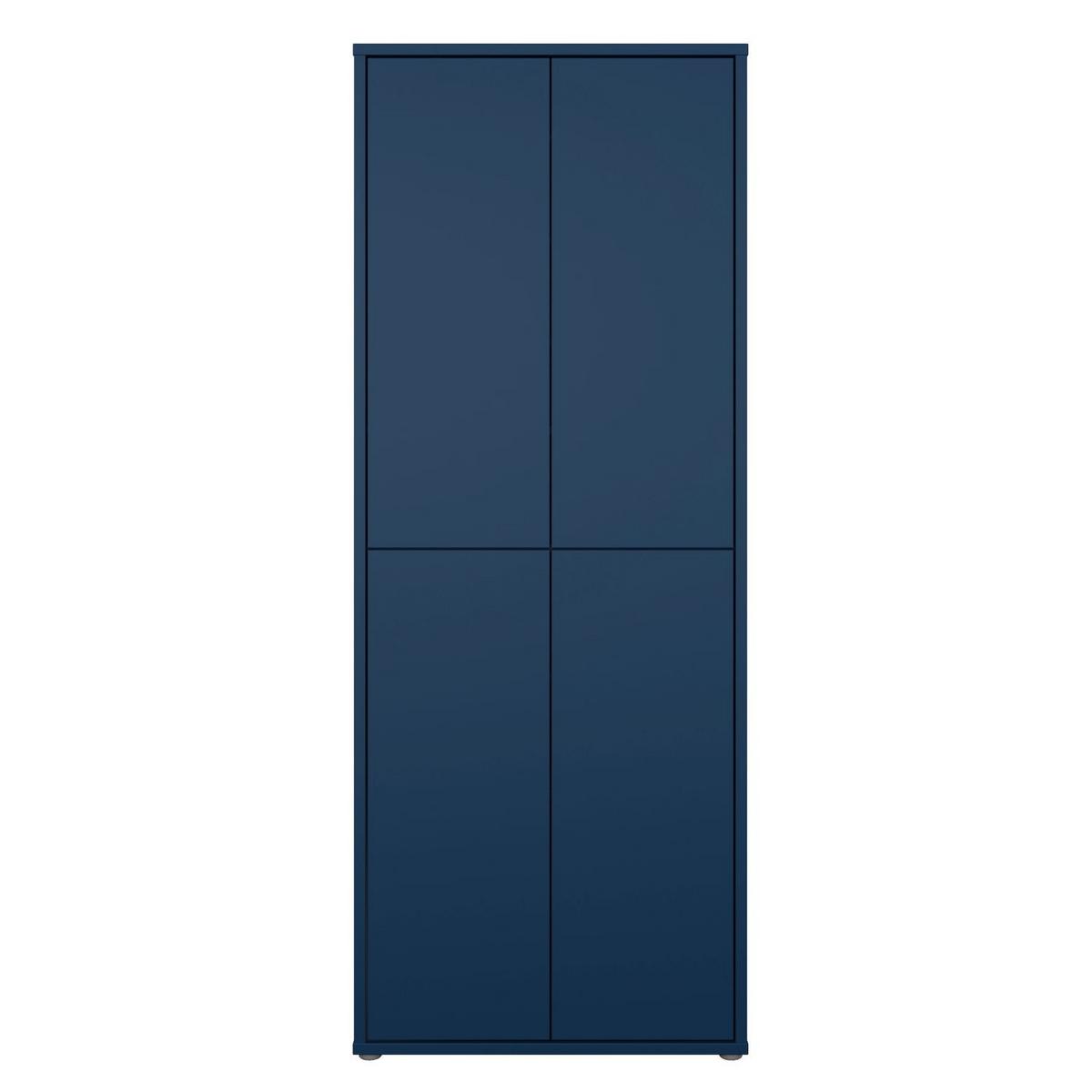 Ormar Za Cipele Alice Springs - tamno plava/siva, Moderno, drvni materijal/plastika (74,5/191.9/34,9cm) - Modern Living