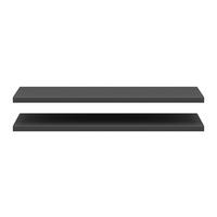 Polica Multistauraum - barve grafita, Moderno, leseni material (76,9/2,2/36cm) - Premium Living