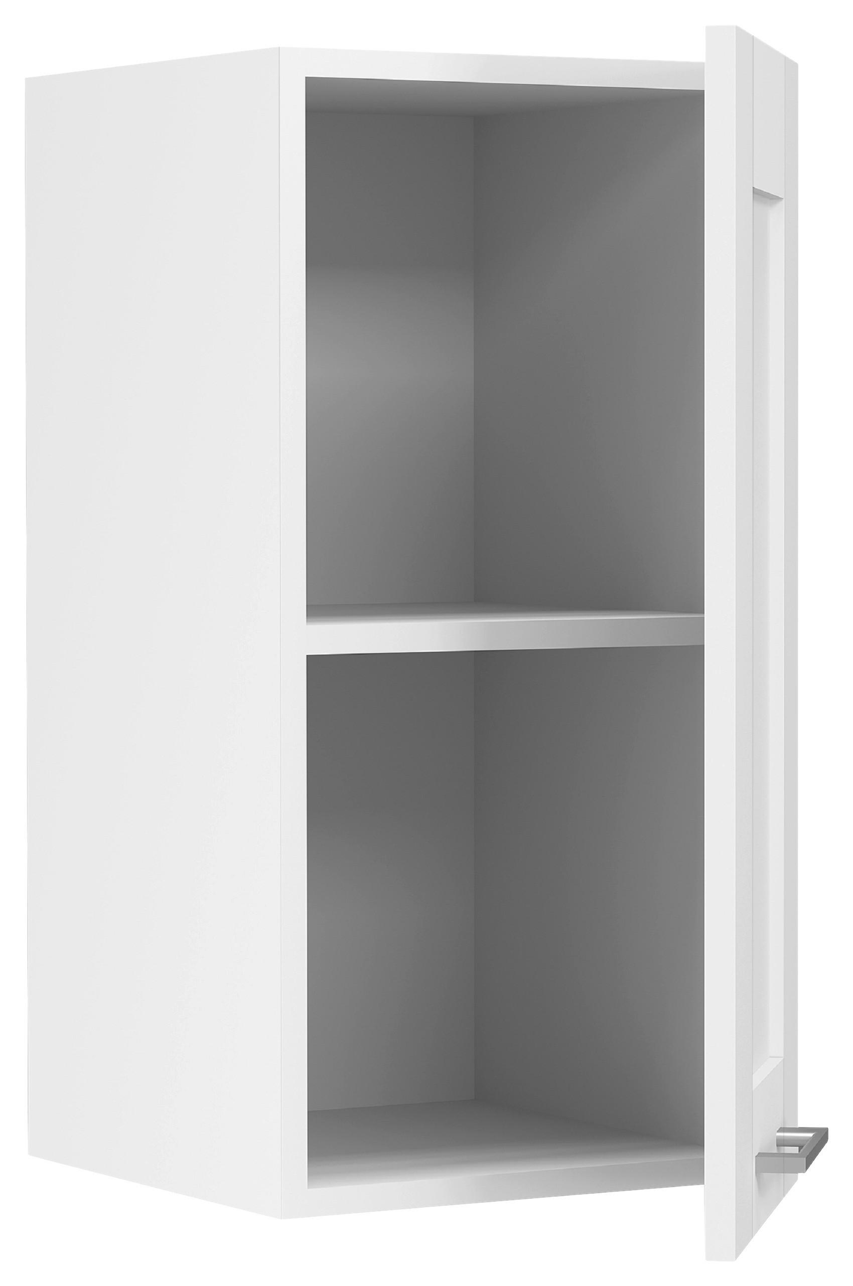 KÜCHENOBERSCHRANK COLURA - Weiss/Silberfarben, Trend, Holzwerkstoff/Kunststoff (30/60/31cm) - MID.YOU