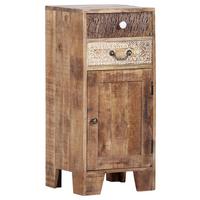 KOMODA PUNO - kolor naturalny/biały, Design, metal/drewno (40/91/44cm) - Landscape