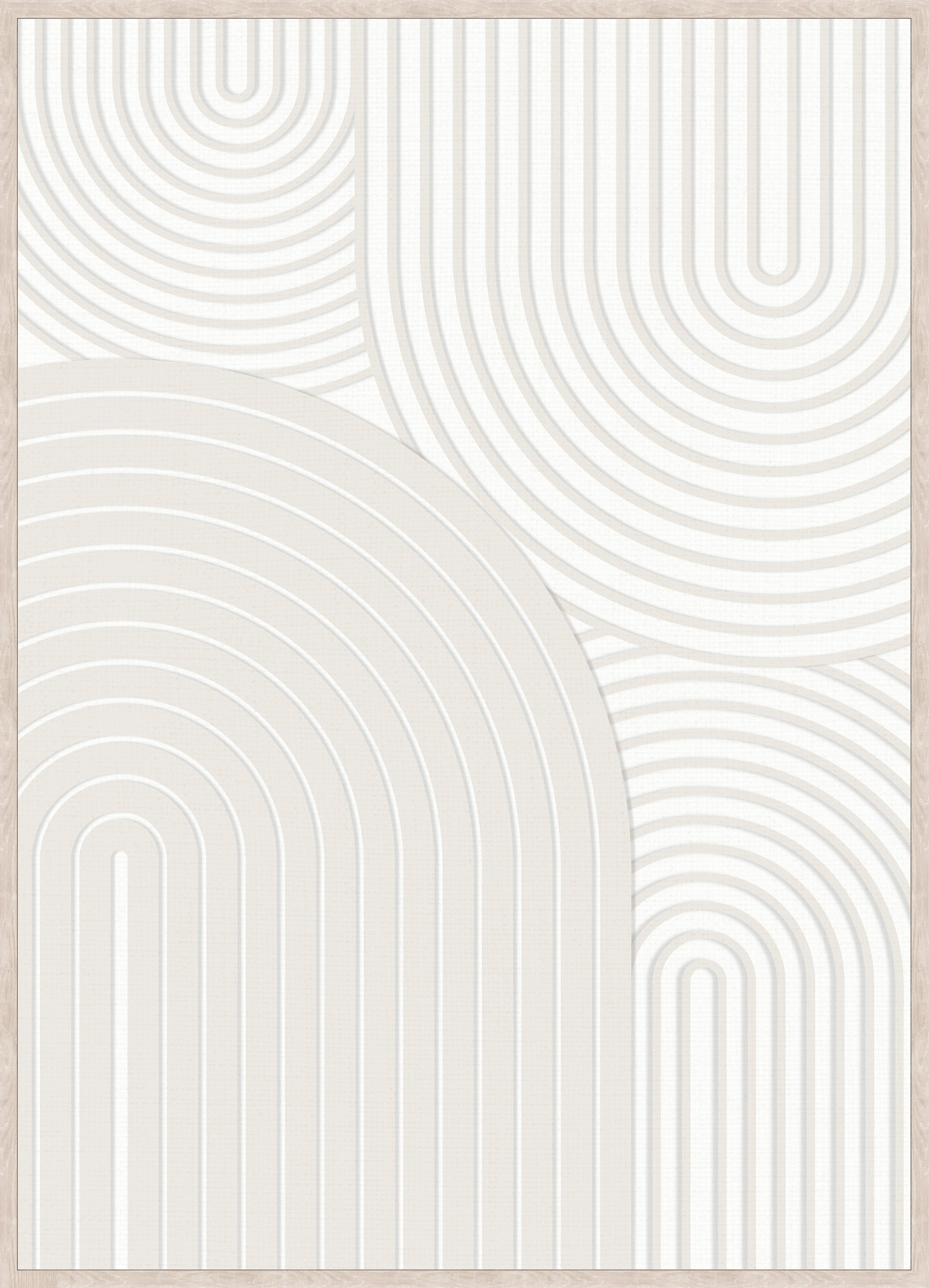 OBRAZ 55506 - kolor naturalny/biały, Trend, materiał drewnopochodny/tworzywo sztuczne (50/70cm) - Monee