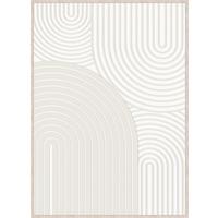 OBRAZ 55506 - kolor naturalny/biały, Trend, materiał drewnopochodny/tworzywo sztuczne (50/70cm) - Monee