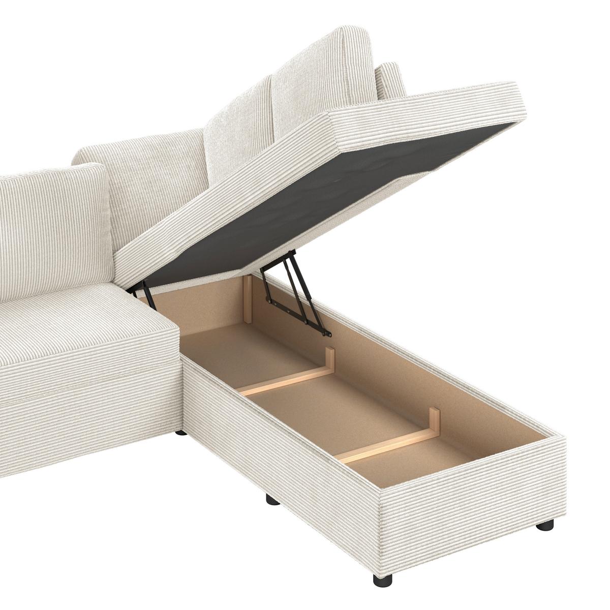 Colțar Toulouse - sidefiu, Trend, lemn/metal (224/206cm)