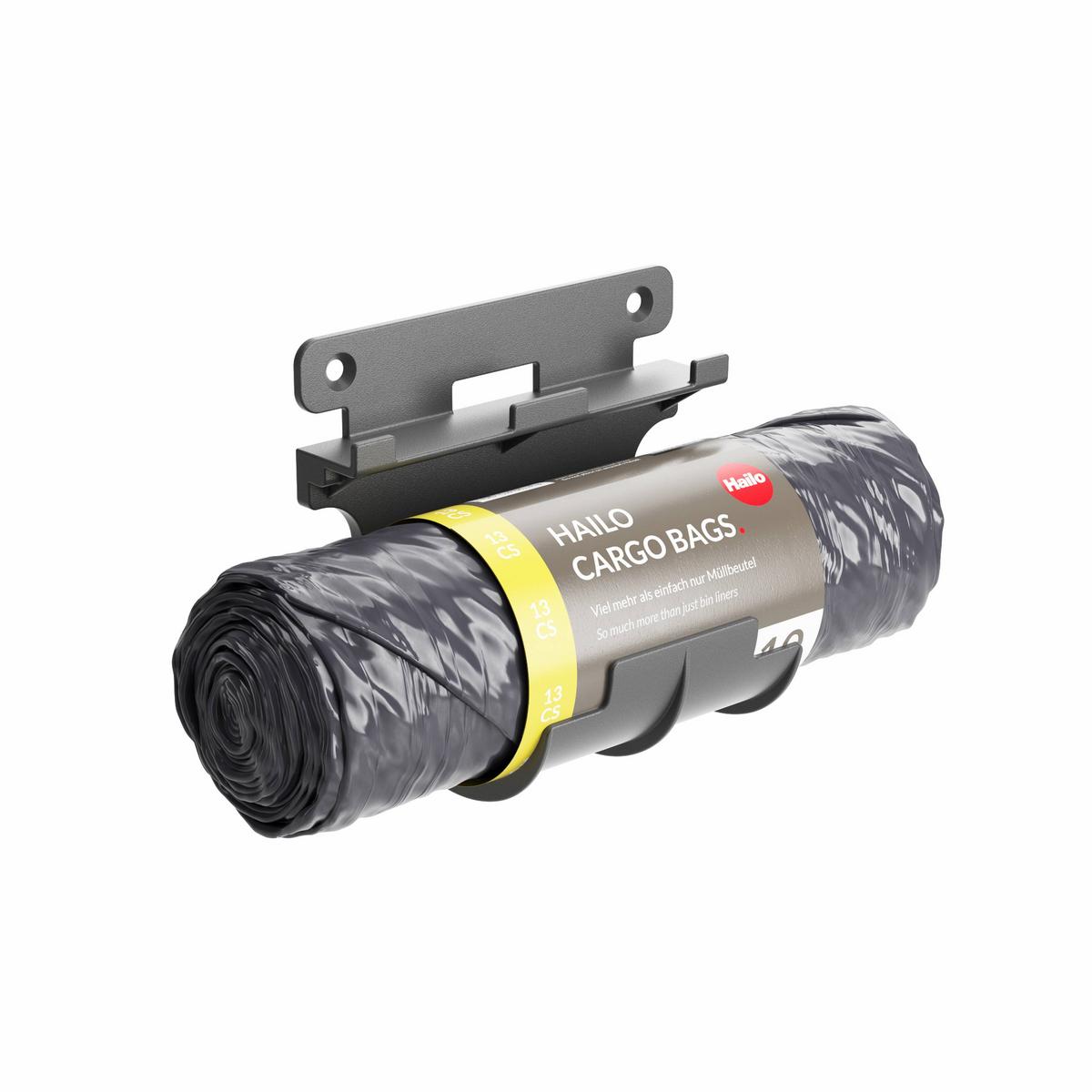 Abfallsammler 107601 Dunkelgrau - Dunkelgrau/Hellgrau, Kunststoff (22,6/32/29,5cm) - HKT