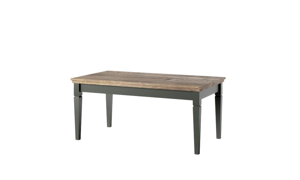 Dohányzóasztal Evora - zöld, Design, faalapú anyag (110/60/50cm)