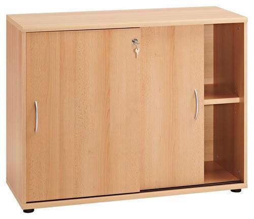 Aktenschrank Serie 4000 Buchefarbe - Buchefarben, Basics, Holzwerkstoff (100/77,4/39,5cm) - MID.YOU