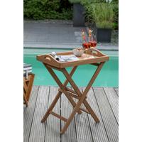 Gartenklapptisch Woodie Teak - Teakfarben, Basics, Holz (40/75/60cm) - Gardenson