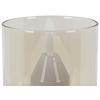 LED-DEKOLEUCHTE FLAMMI - Chromfarben/Champagner, MODERN, Glas/Kunststoff (8,5/13cm) - Mömax