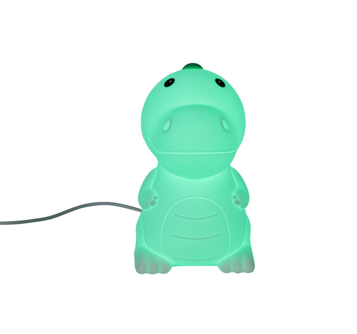 Nočna Lučka Dino - bela, Moderno, umetna masa (8,5/13,8/13,5cm) - Mömax