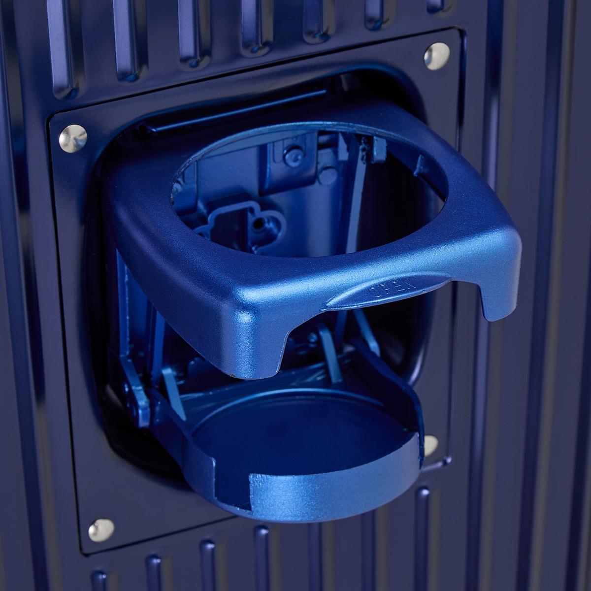 Reisekoffer Dubai Blau - Blau, KONVENTIONELL, Metall (56/36/22cm) - Mömax