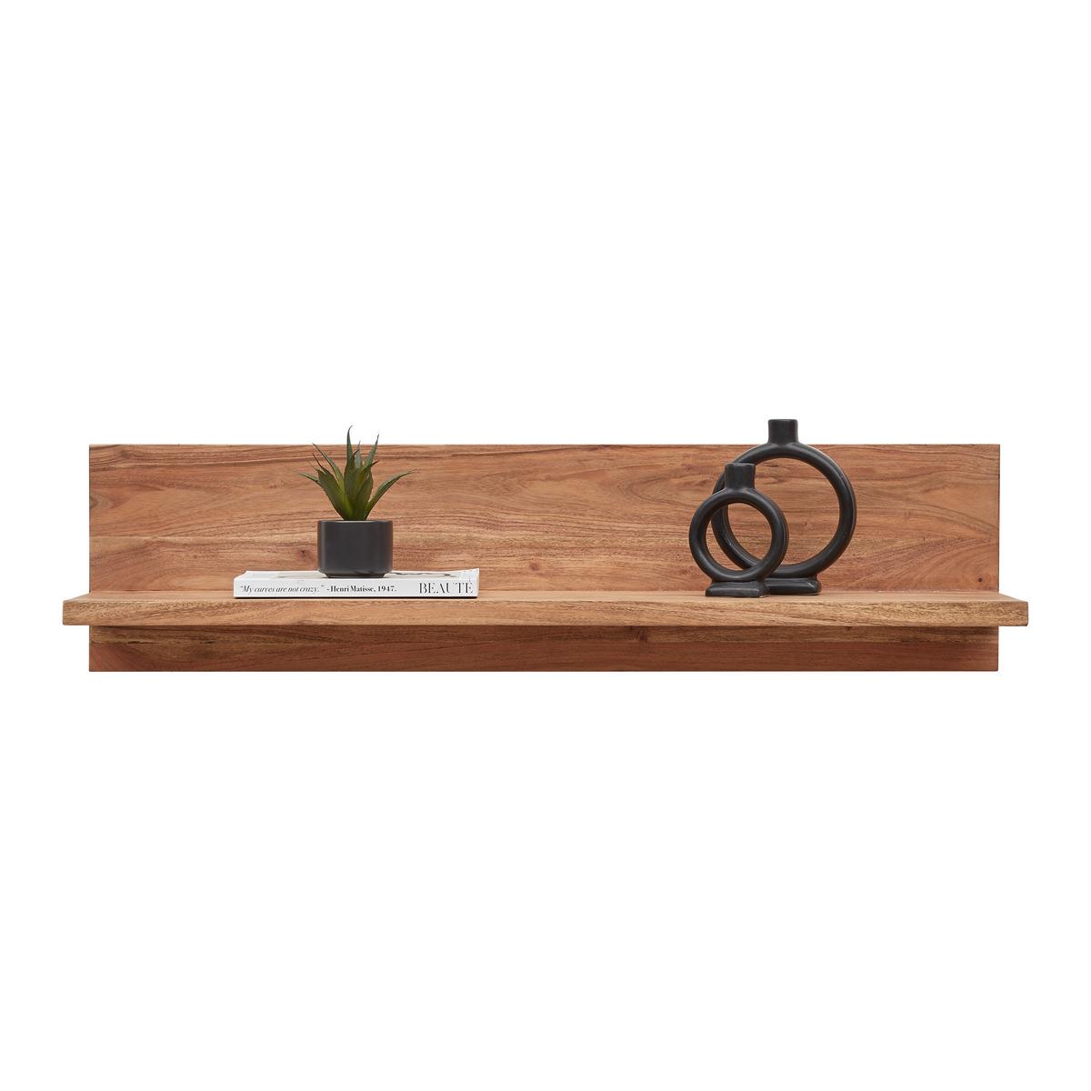 Falipolc Shiva - akáciaszínű, Modern, fa (100/25/25cm) - Zandiara