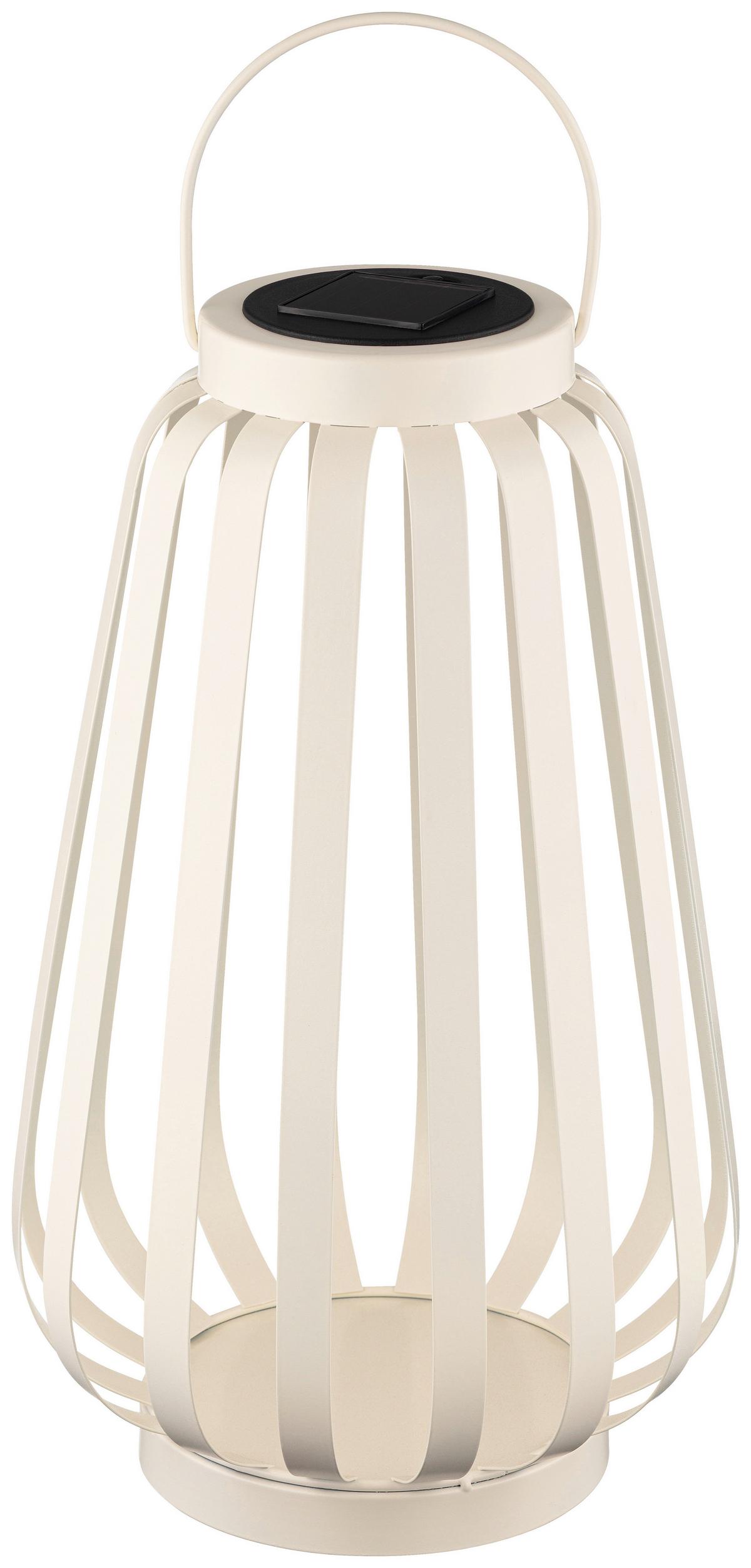 Svjetiljka Solarna Hoch - bijela, Romantično / ladanjski, metal/plastika (22/37,5-45,5cm) - Mömax