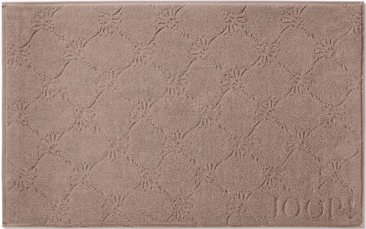DYWANIK ŁAZIENKOWY JOOP! UNI CORNFLOWER - kolor piaskowy, Basics, tkanina (50/80cm) - Joop!