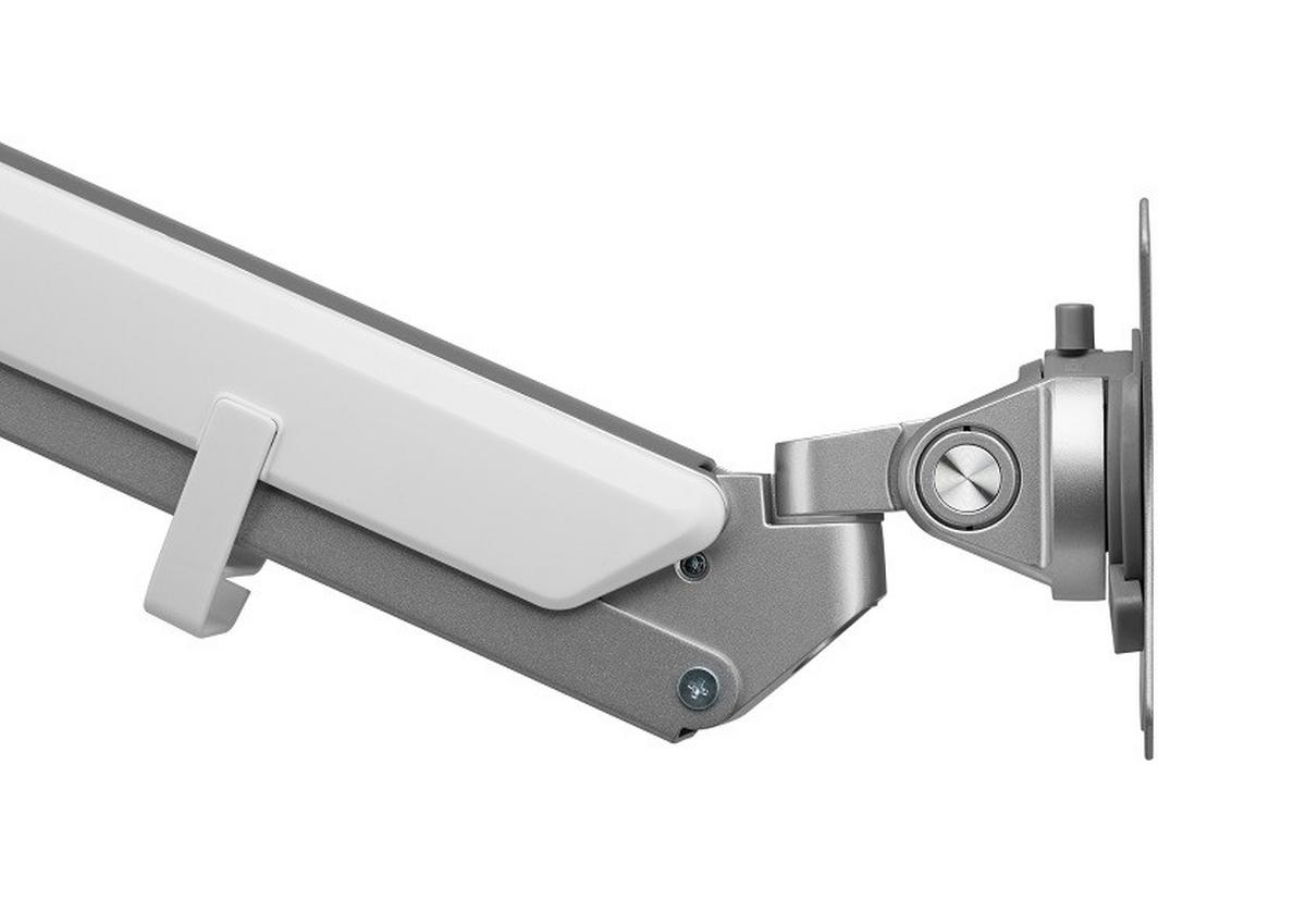 UCHWYT DO MONITORA CLEA 2 - biały/szary, Design, tworzywo sztuczne/metal (110/69,7/11,6cm) - Boxxx