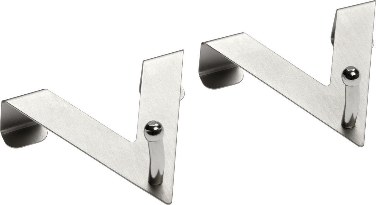 Haken Harry in Silberfarben - Silberfarben, Metall (7/8/2cm) - Modern Living