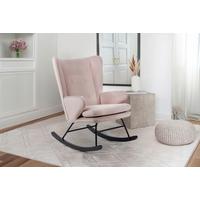 Hintaszék Melorie 125 - fáradt rózsaszín, Design, textil/fa (65/95/86cm) - Kayoom