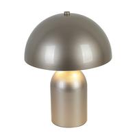 Tischleuchte Cesar Champagnerfarben max. 25 Watt - Champagner, MODERN, Kunststoff/Metall (23/23/30cm) - Mömax