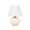 BORDSLAMPA IRMA - svart/cremefärgad, Romantik / Lanthus, textil/plast (18/25cm) - Mömax