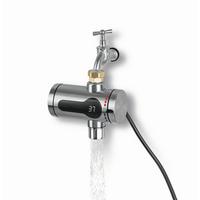 Durchlauferhitzer Maxxmee Schwarz/Edelstahlfarben - Edelstahlfarben/Schwarz, Kunststoff/Metall (14/11,5/6,5cm)