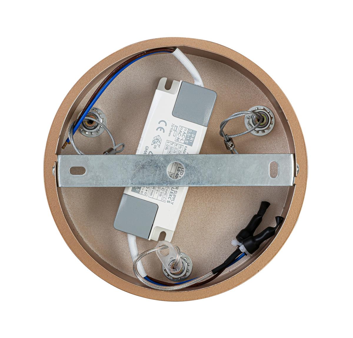 LED-Hängeleuchte Elisa Cappuccino max. 36 Watt - Cappuccino, MODERN, Kunststoff/Metall (52/120cm) - Mömax