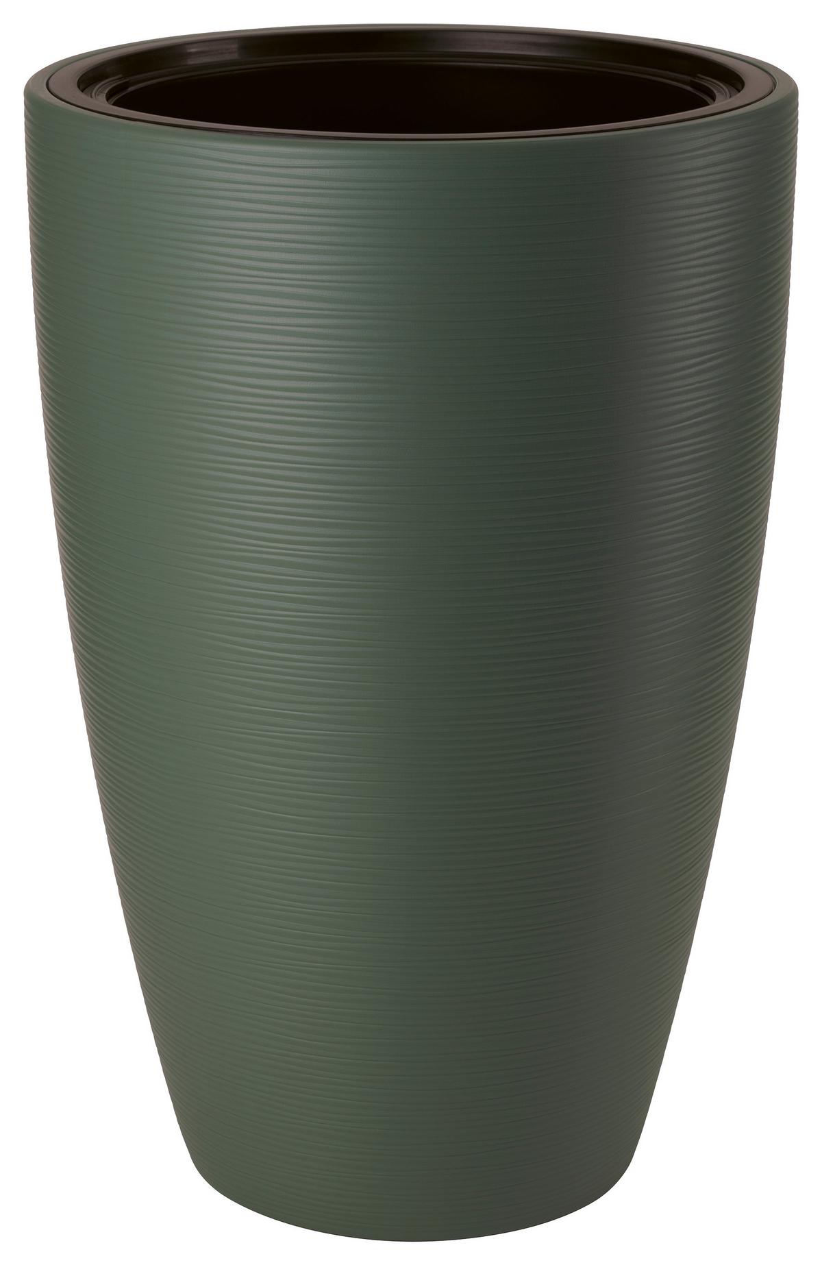 Pflanztopf Gubo in Grün Ø ca. 36cm - Grün, Konventionell, Kunststoff (38,5/59cm)