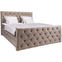 PAT BOXSPRING ELIO - bej, Romantik / Landhaus, textil (180cm) - James Wood