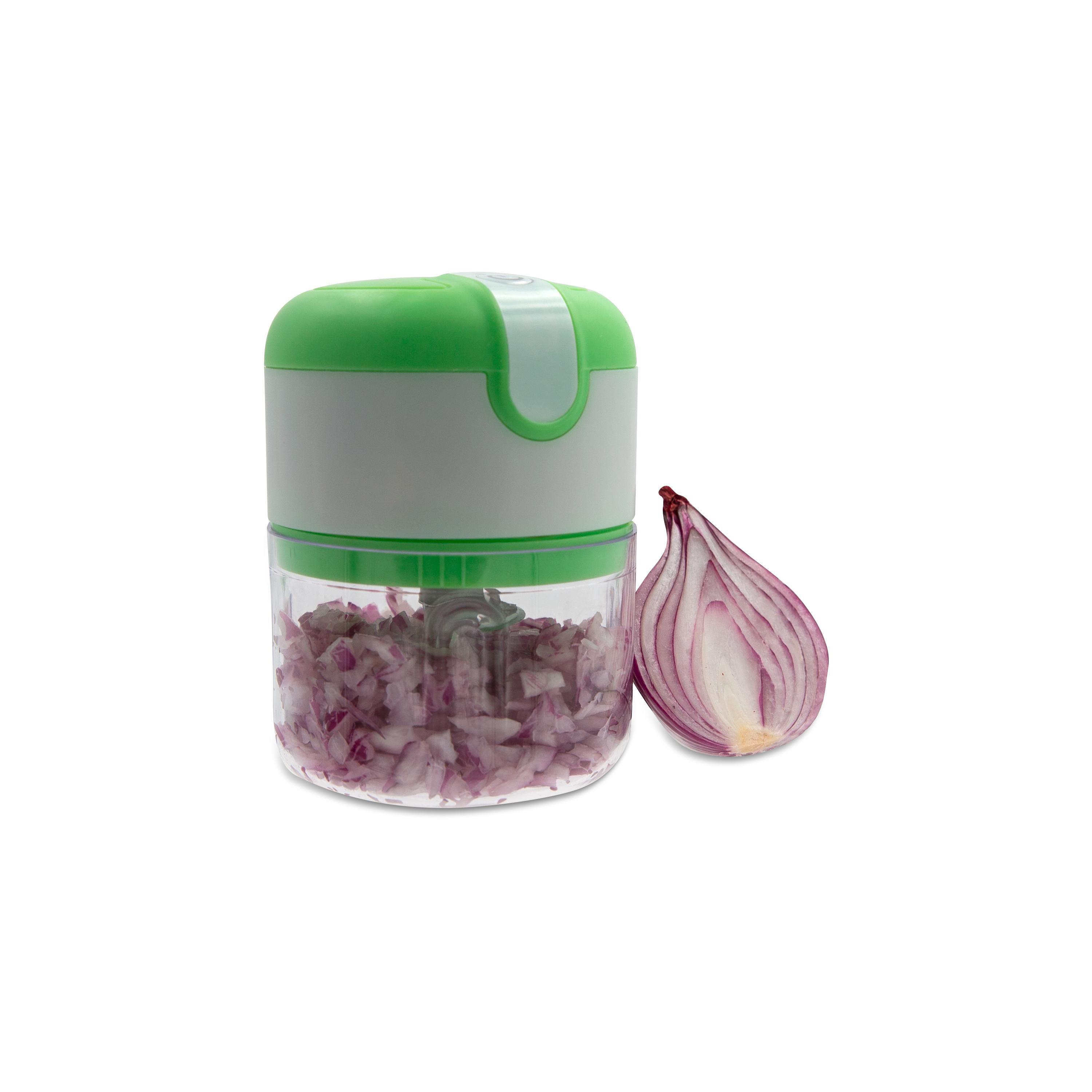 Akkumulátoros Aprítógép Livington 3 Seconds Chopper - fehér/átlátszó, Trend (9/11cm) - Mediashop