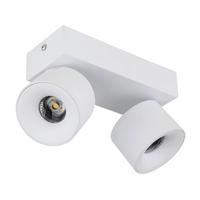 LED-STRAHLER 56961-2W RAE - Weiss/Transparent, Basics, Kunststoff/Metall (20.5/7.2/12cm) - Globo