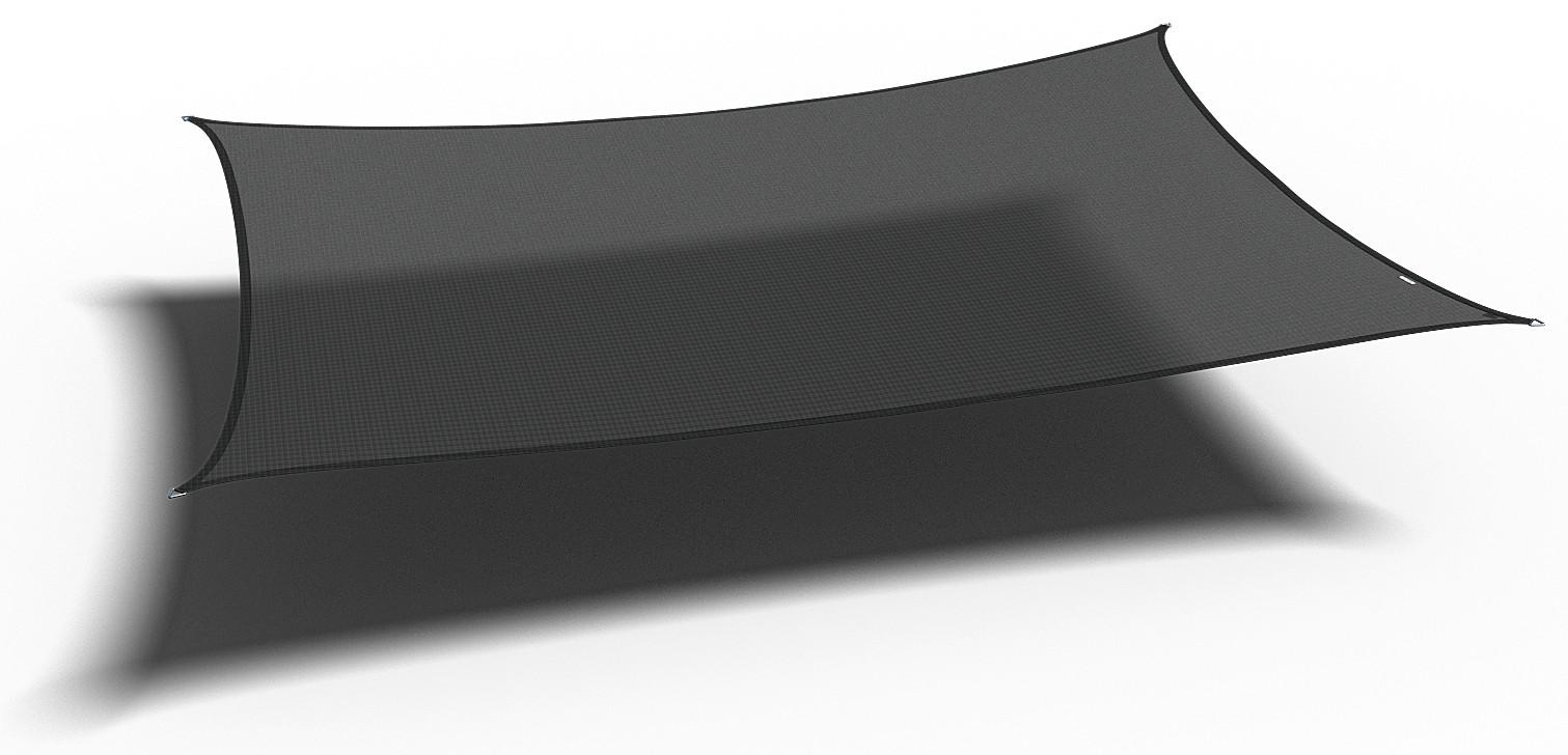 Sonnensegel Coolfit Schwarz - Schwarz, MODERN, Kunststoff (300cm) - Gardenson