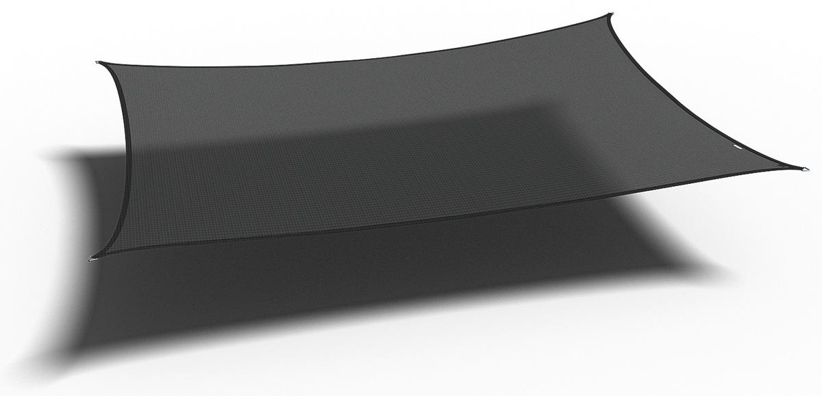 Sonnensegel Coolfit Schwarz - Schwarz, MODERN, Kunststoff (300cm) - Gardenson